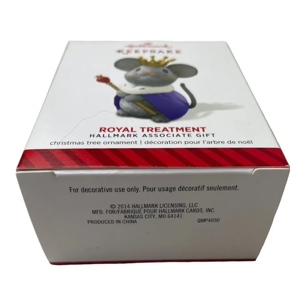 NWT 2014 Hallmark Keepsake “Royal Treatment” Associate Gift Christmas Ornament